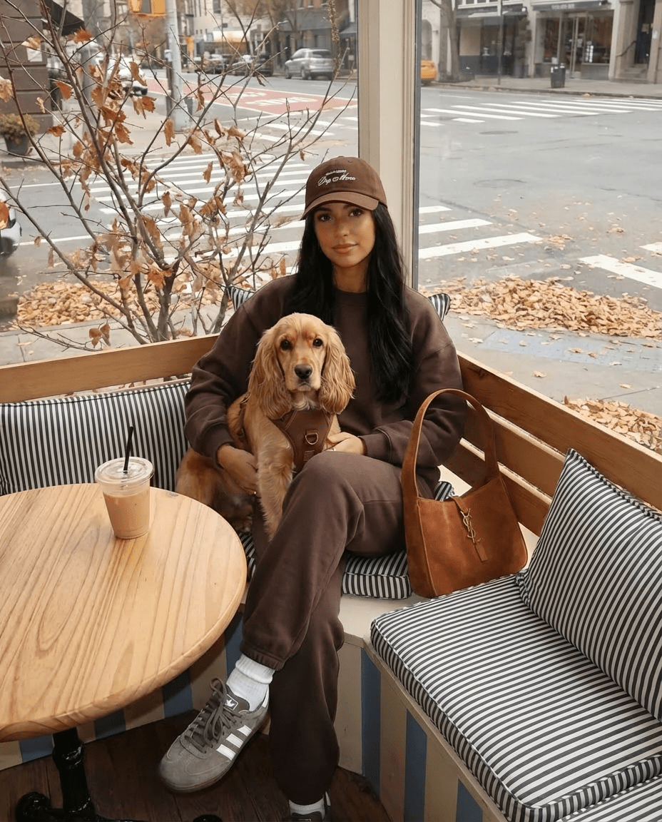 Dog Mom Bow Cap - Cocoa
