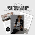 Amazon KDP Guide: Passive Income eBook with MRR + PLR (Digital Download)