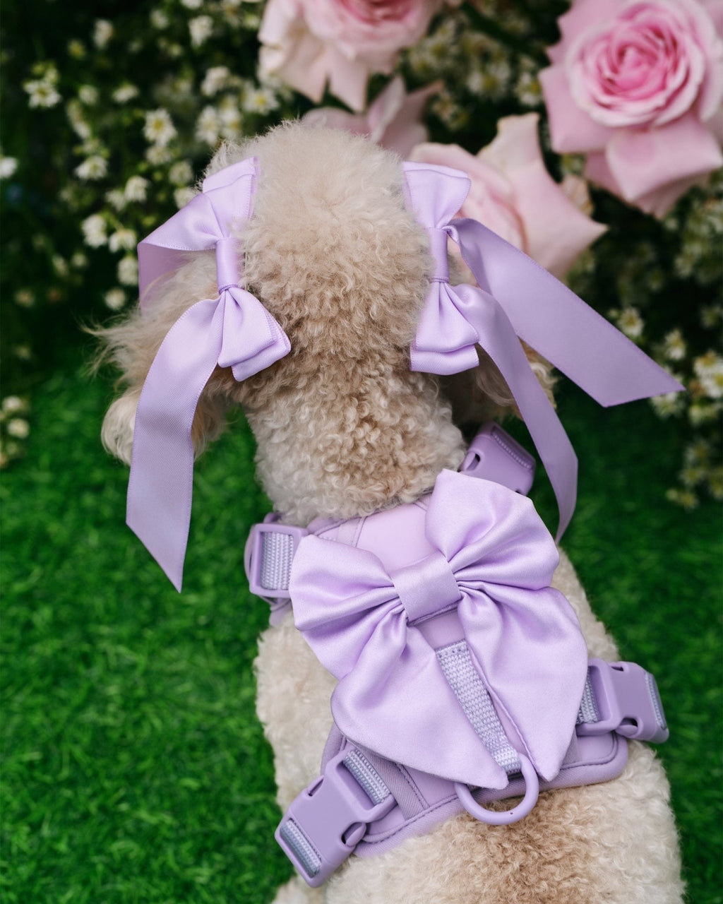 Petite Bow Clips - Lilac