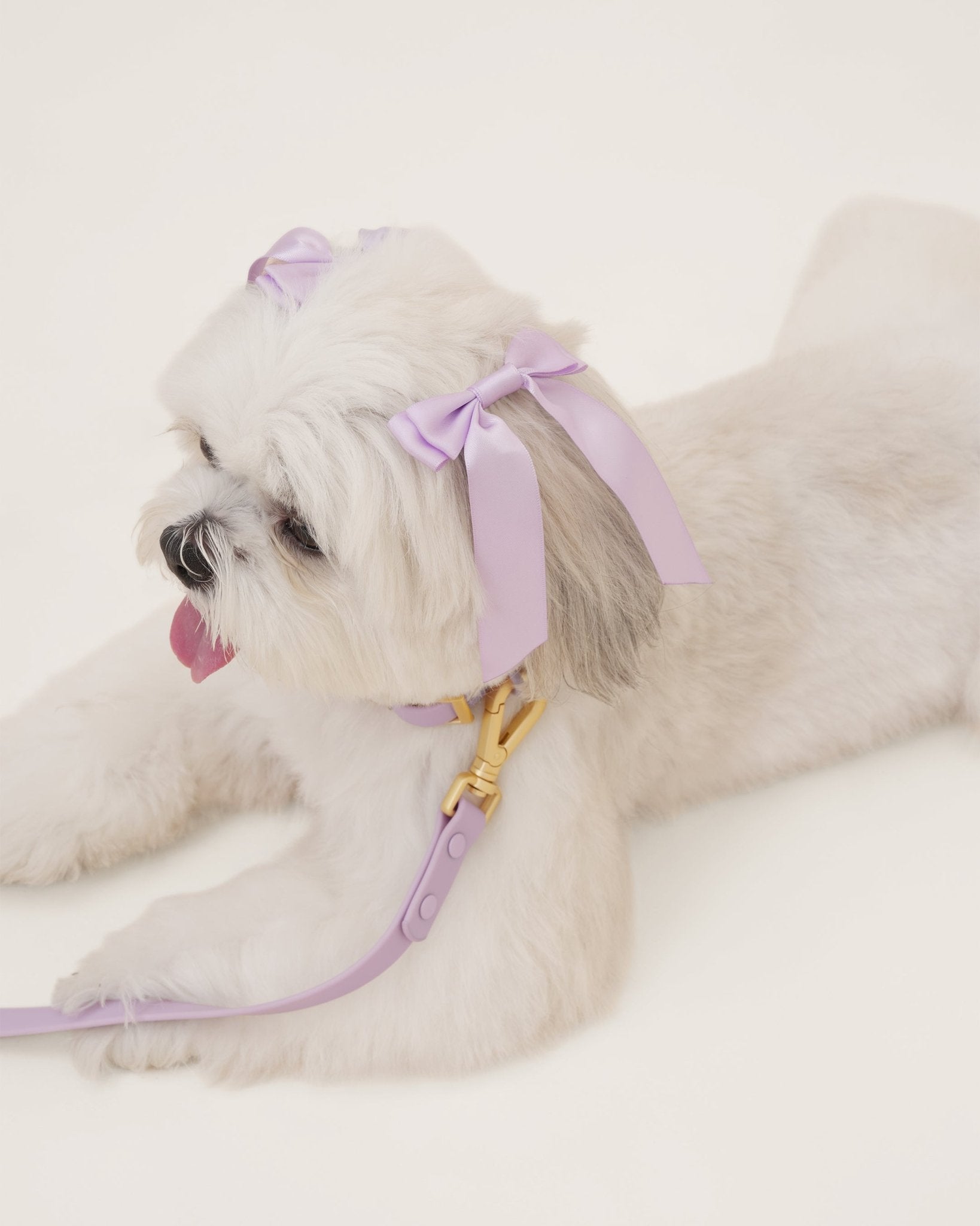 Petite Bow Clips - Lilac