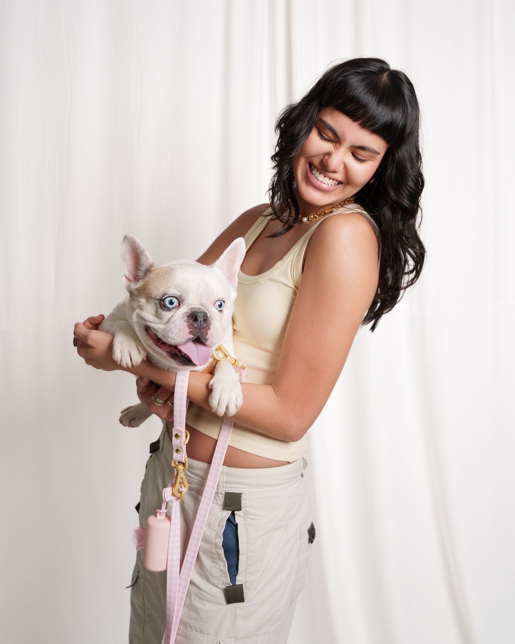 Wander! Multiway Leash - Blossom Gingham
