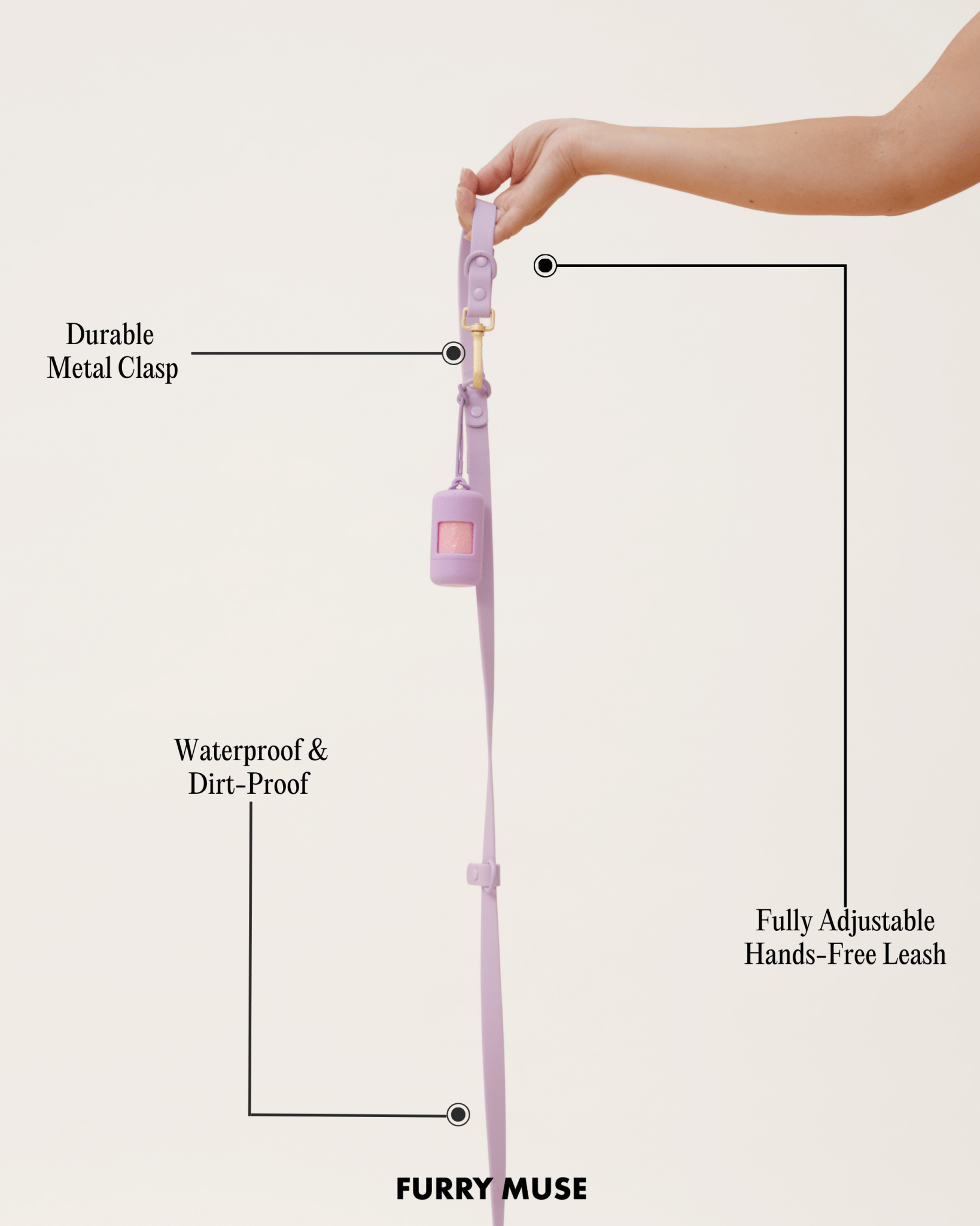 Wander! Multiway Leash & Poop Pouch Ballerina